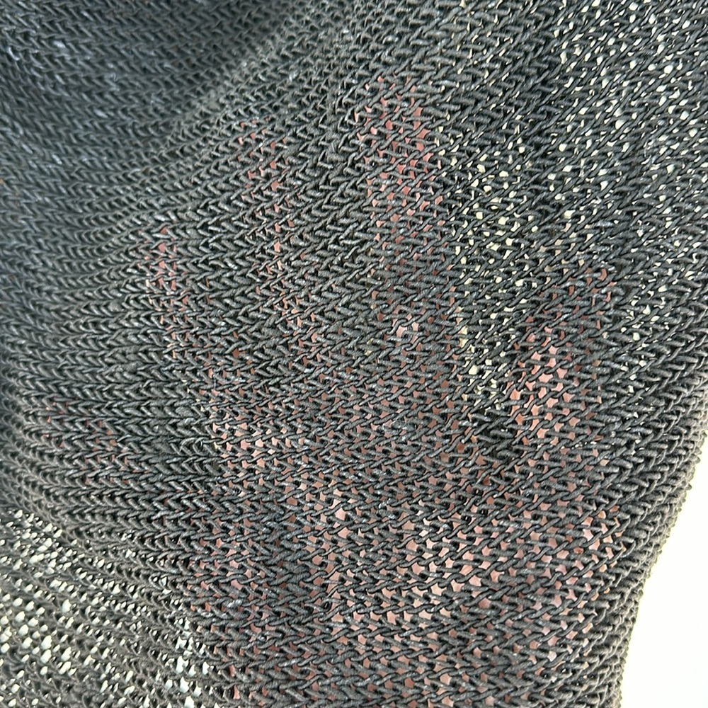 Alice + Olivia Fishnet Loose Knit Linen Top - Picture 4 of 9